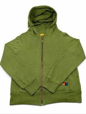 Aviator Nation Green Bolt Hoodie Small